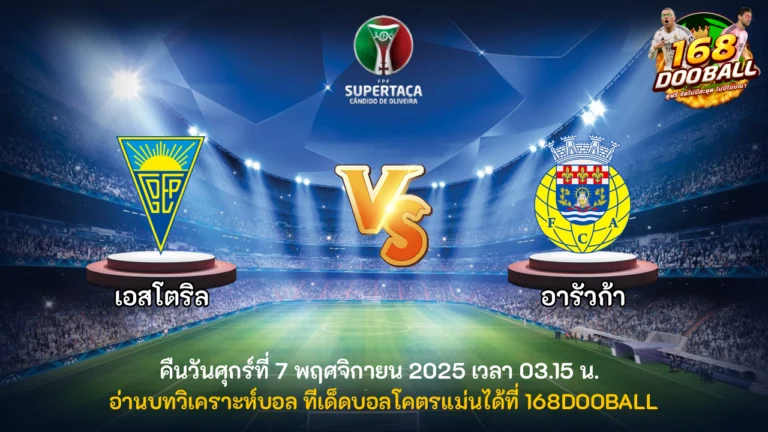วิเคราะห์บอล เอสโตริล vs อารัวก้า