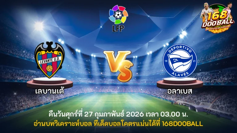 วิเคราะห์บอล เลบานเต้ vs อลาเบส