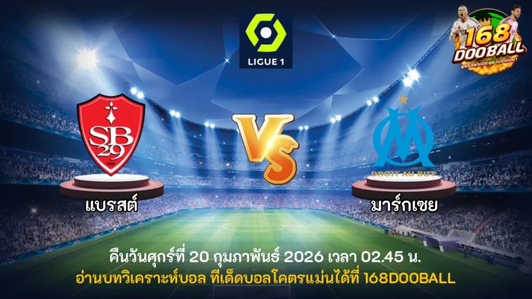 วิเคราะห์บอล แบรสต์ vs มาร์กเซย