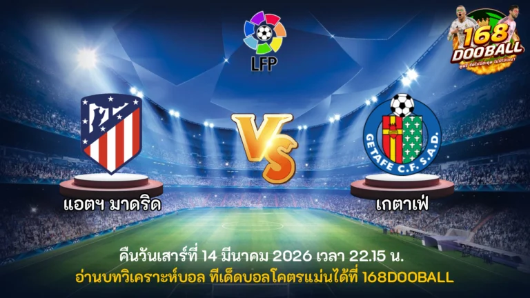 วิเคราะห์บอล แอตฯ มาดริด vs เกตาเฟ่